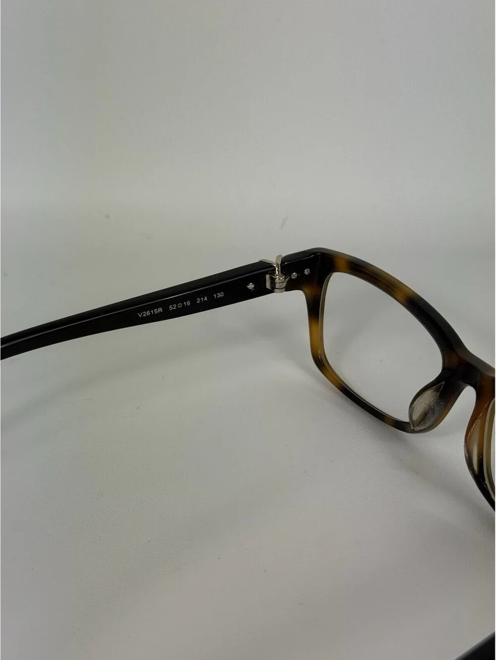 Valentino Authentic Eyeglasses V2615R 214 52 [] 16 130 MM Black Tortoise